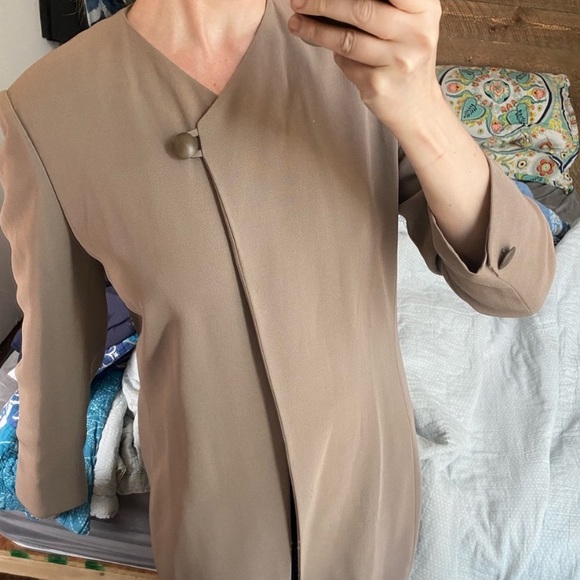 30-50% OFF BUNDLES! MAXMARA SPRING DUSTER TRENCH COAT BLAZER MAXI SUIT JACKET - Picture 8 of 16